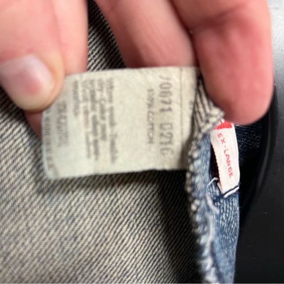 Vintage Levi’s 70671 Denim Chore Jacket XL - Picture 5 of 5